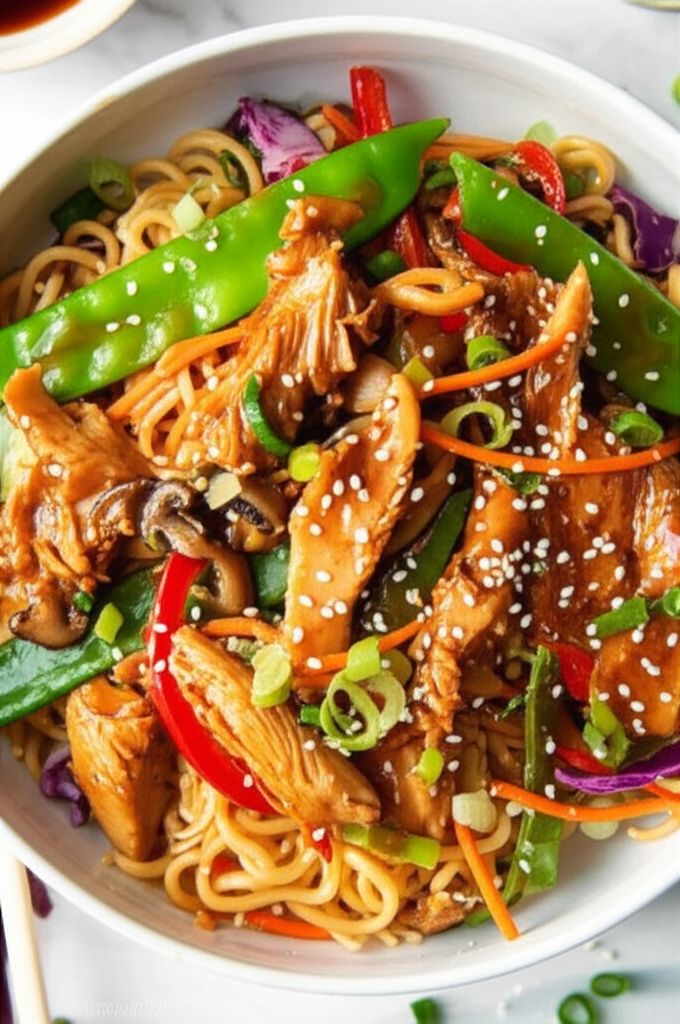 Sesame Chicken Noodle Bowl