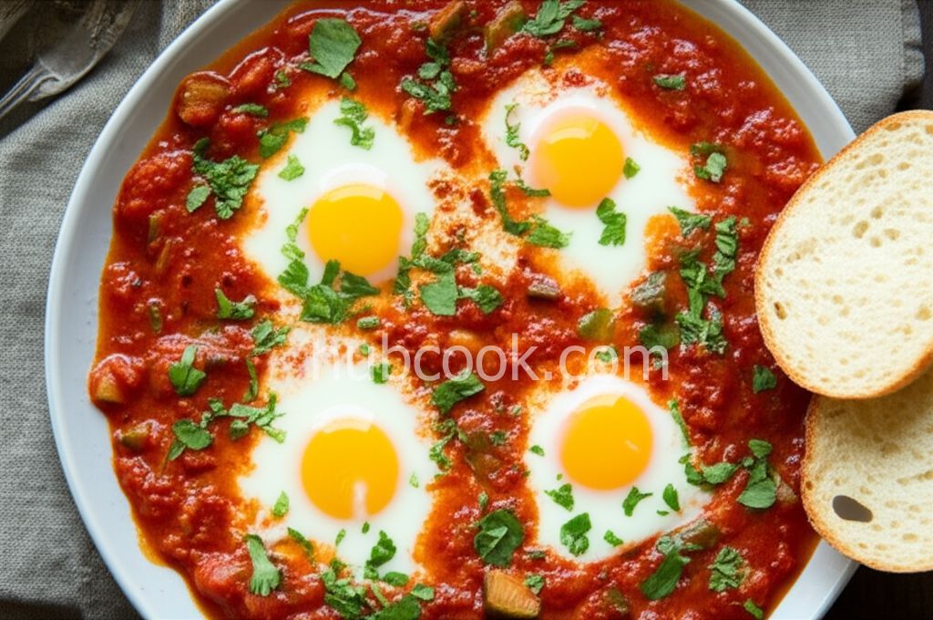 Shakshuka (Middle Eastern Breakfast Dish)
