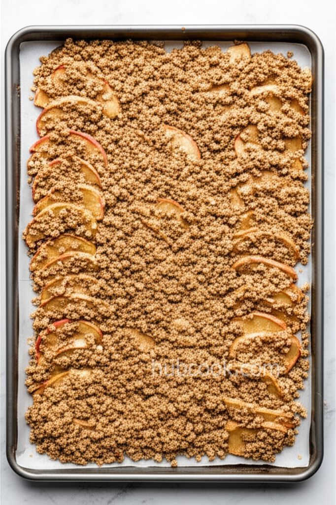 Sheet Pan Apple Crisp