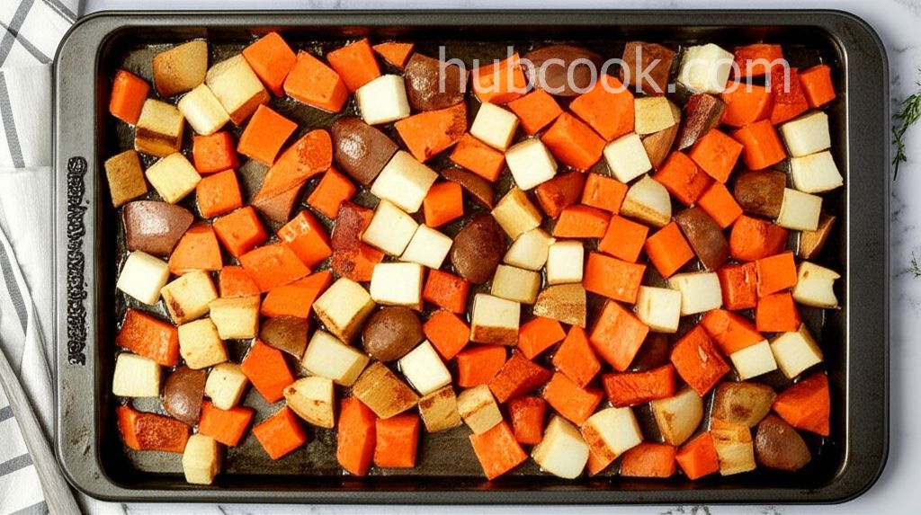 Sweet Roasted Autumn Root Vegetables
