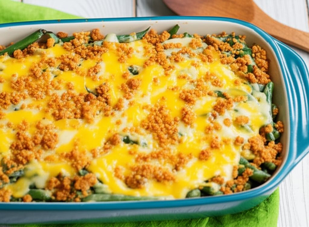 Swiss Cheese Green Bean Casserole