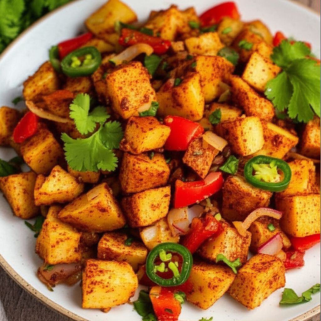 Tex-Mex Air Fryer Hash Browns