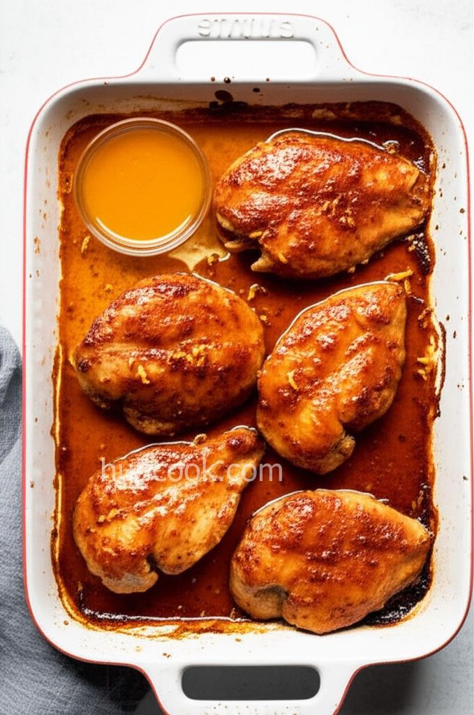 Baked Orange-Glazed Chicken