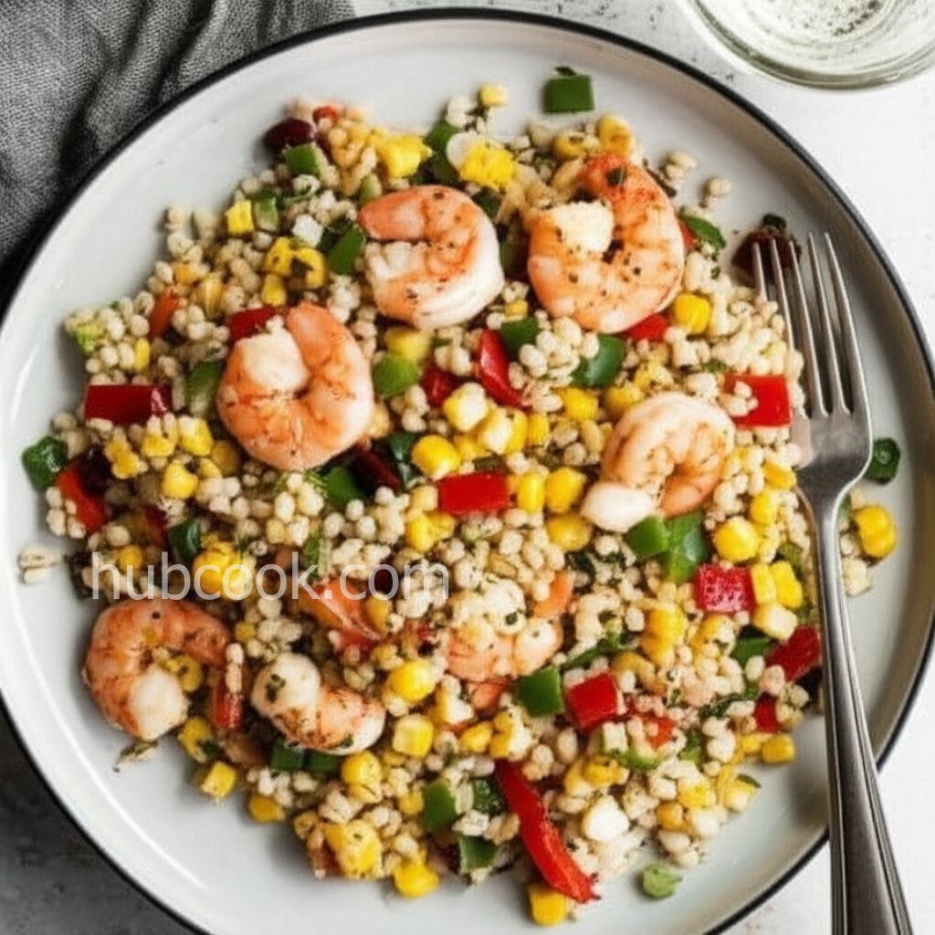 Barley, Shrimp, and Corn Salad