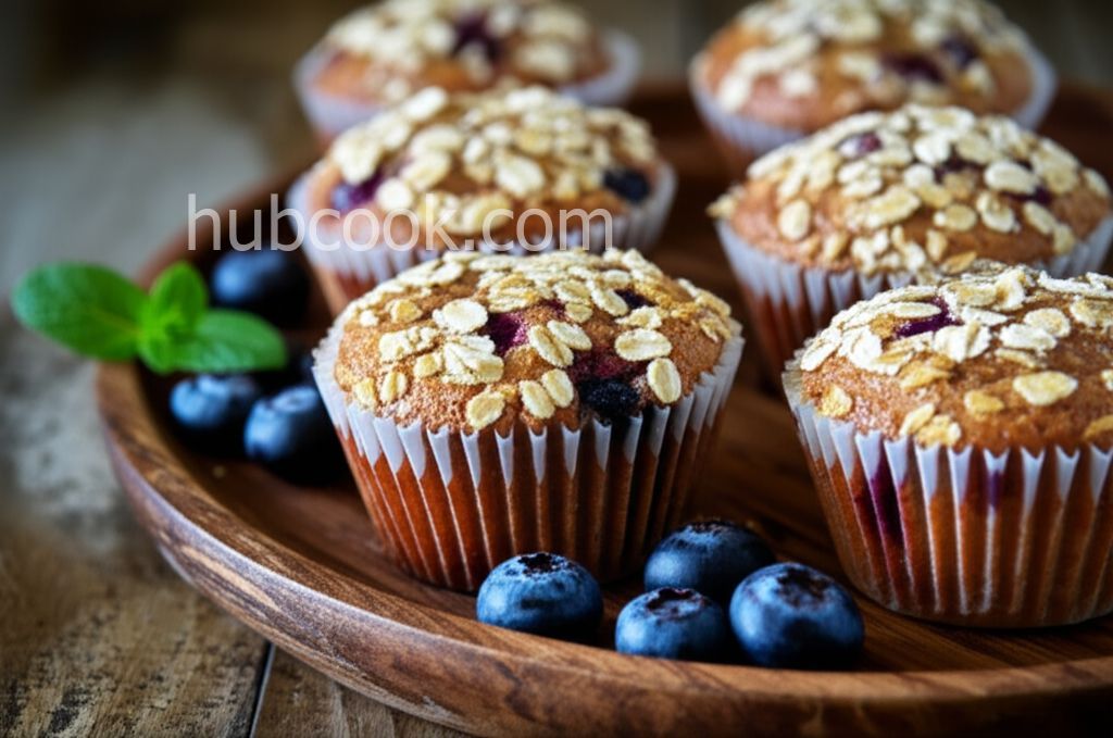 Berry Oatmeal Muffins