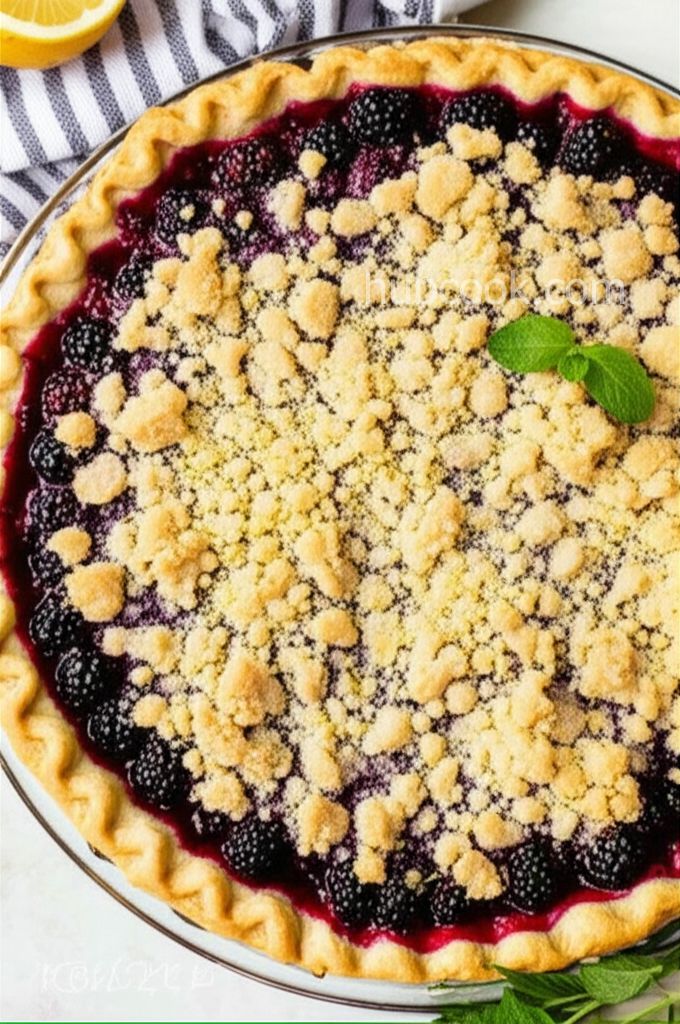 Blackberry-Lemon Pie