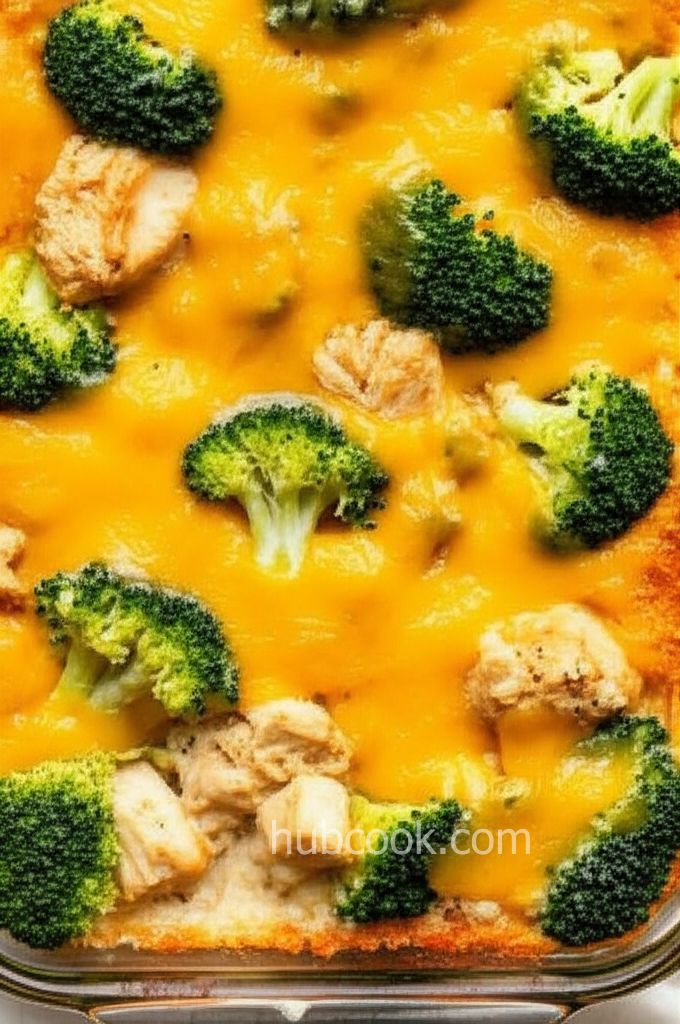 Cheesy Chicken, Broccoli, and Rice Casserole