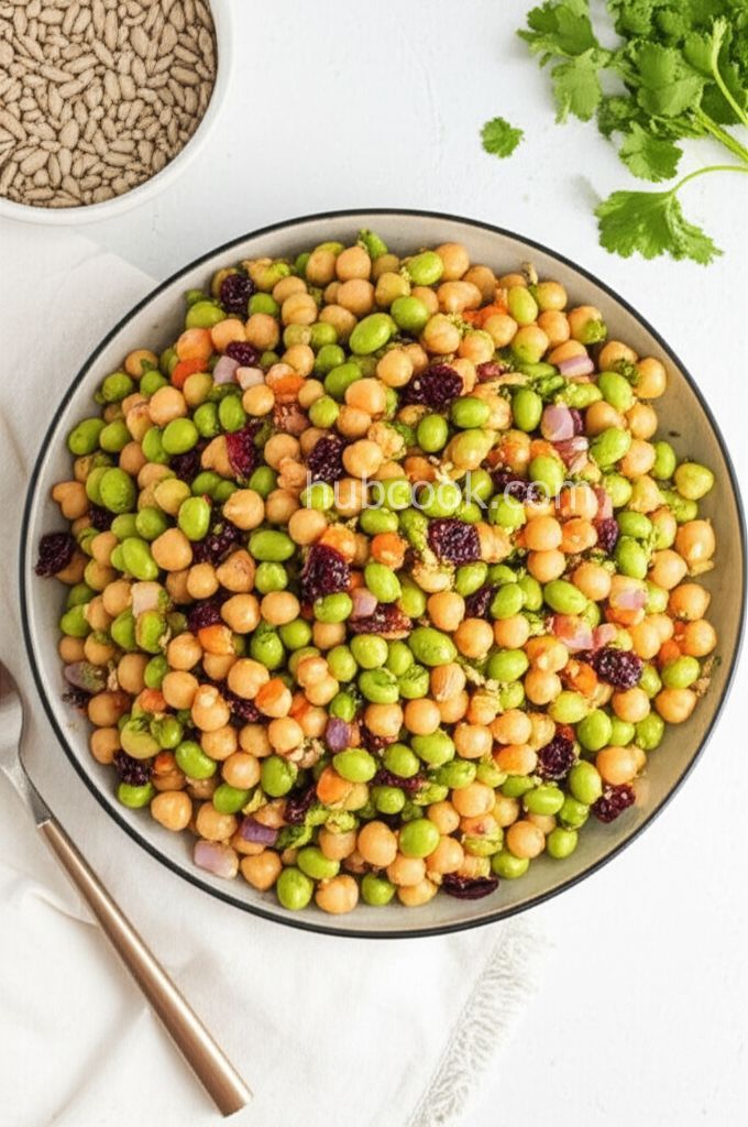 Chickpea and Edamame Salad