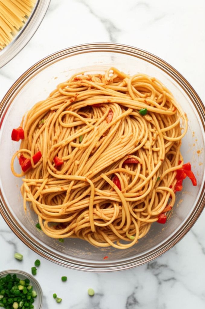 Chinese Cold Pasta Salad