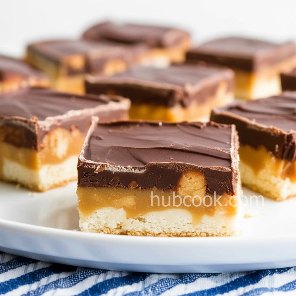Chocolate Caramel Commotion Bars
