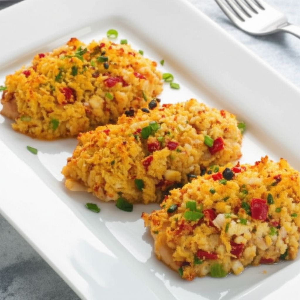 Crab Crusted Grouper