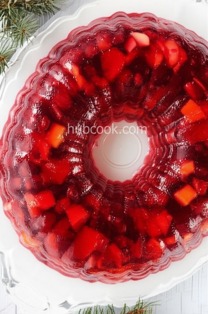 Cranberry Jell-O® Salad with Walnuts