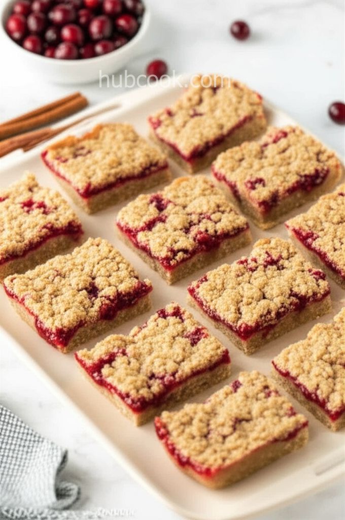 Cranberry Oat Bars