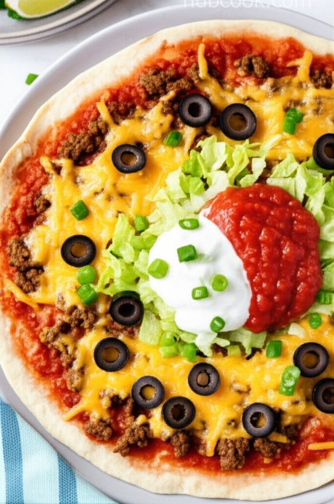 D's Taco Pizza