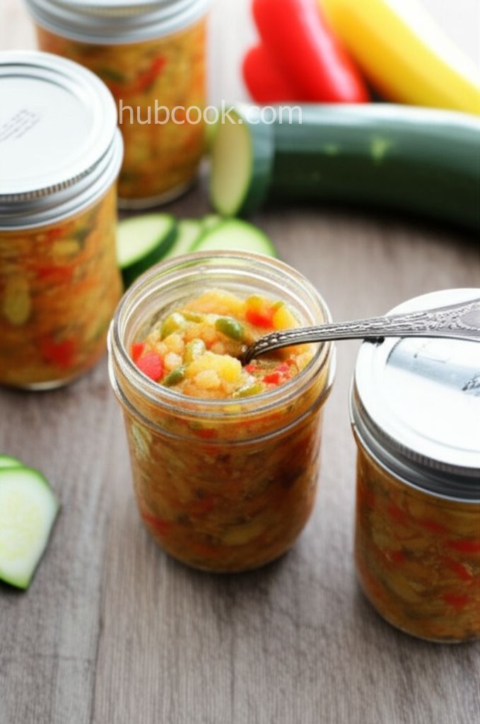Homemade Sweet Zucchini Relish