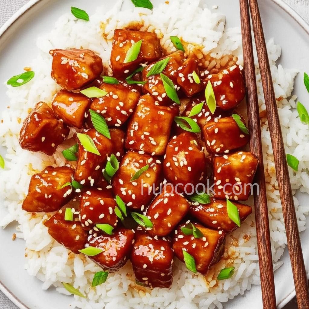 Honey Garlic Sesame Chicken