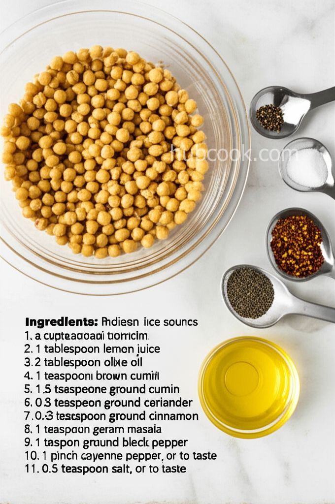 Indian-Spiced Roasted Chickpeas