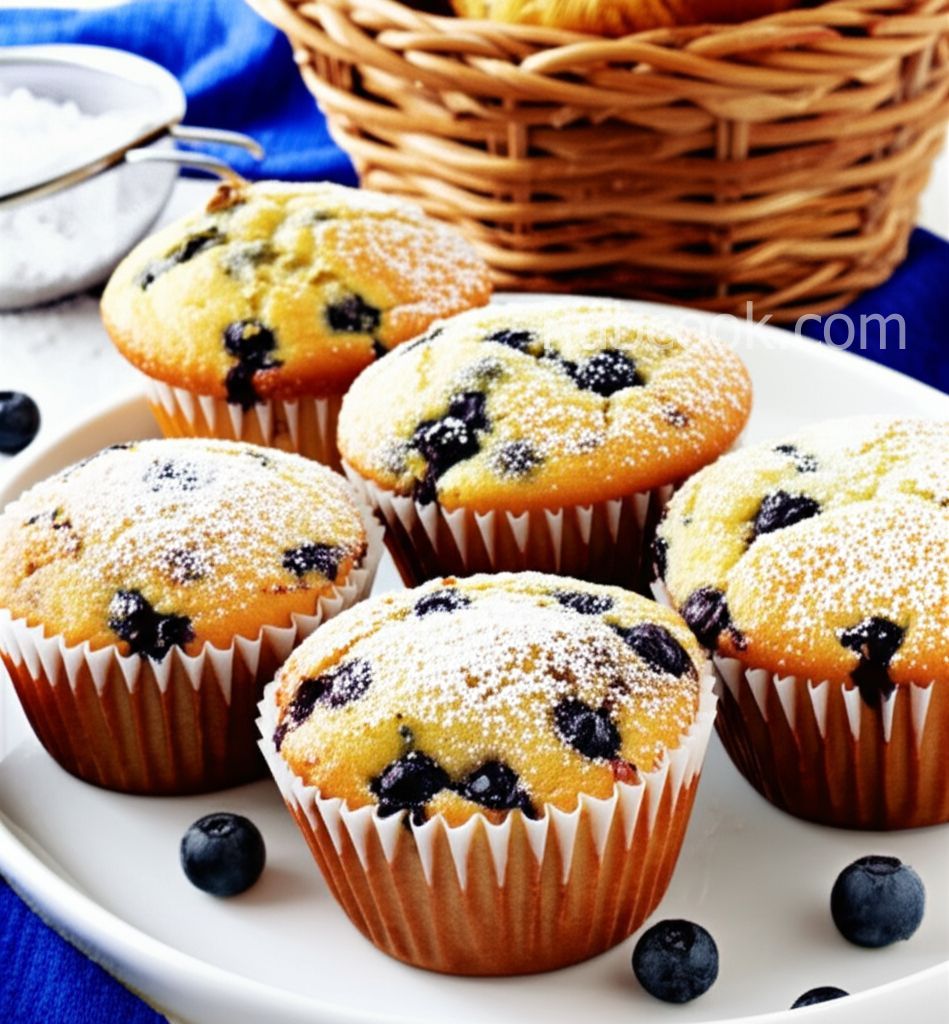 Jordan Marsh Style Blueberry Muffins