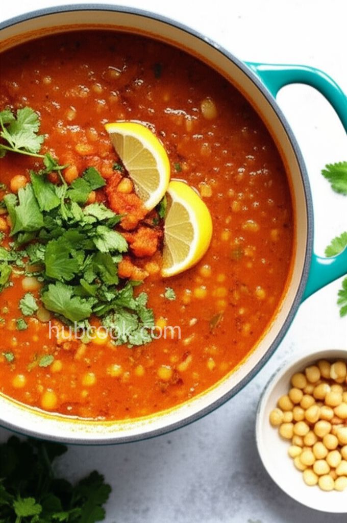 Moroccan Harira (Bean Soup)
