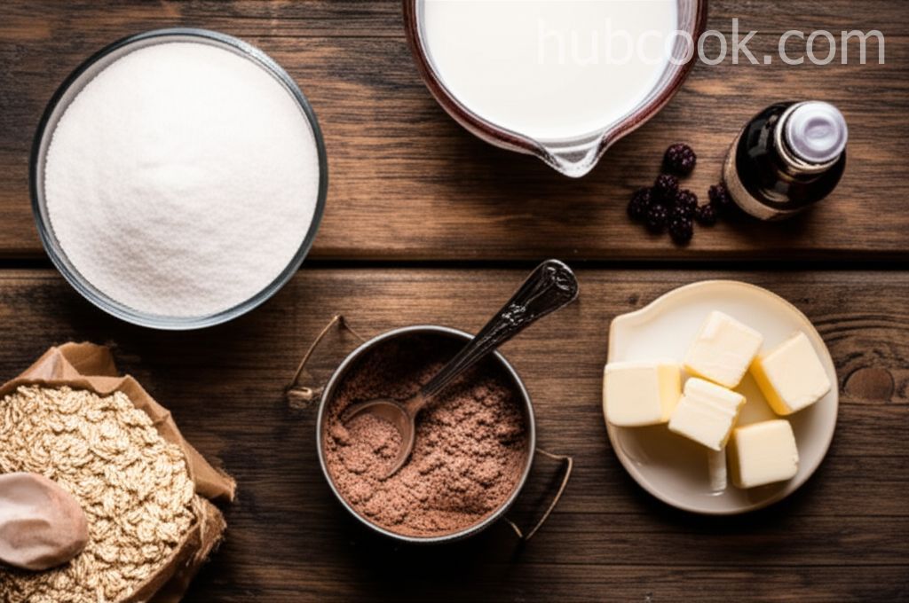 No Bake Fudge Cookies