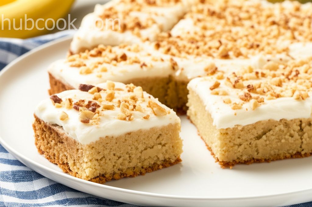 Peggy's Frosted Banana Bars