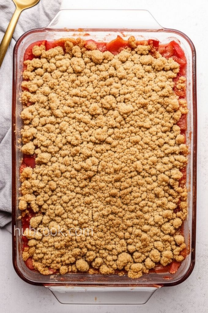 Rhubarb-Peach Crisp