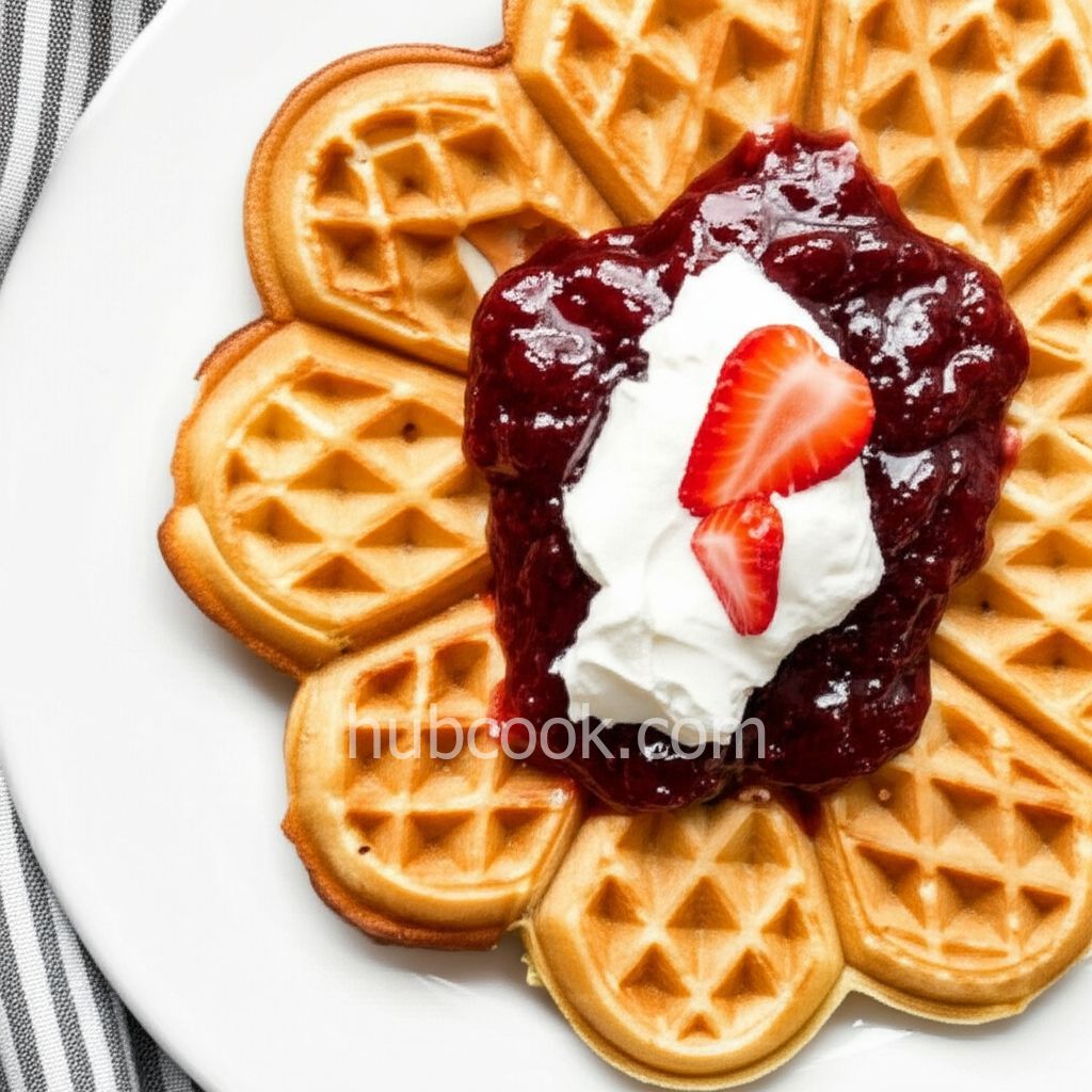 Scandinavian Sweetheart Waffles