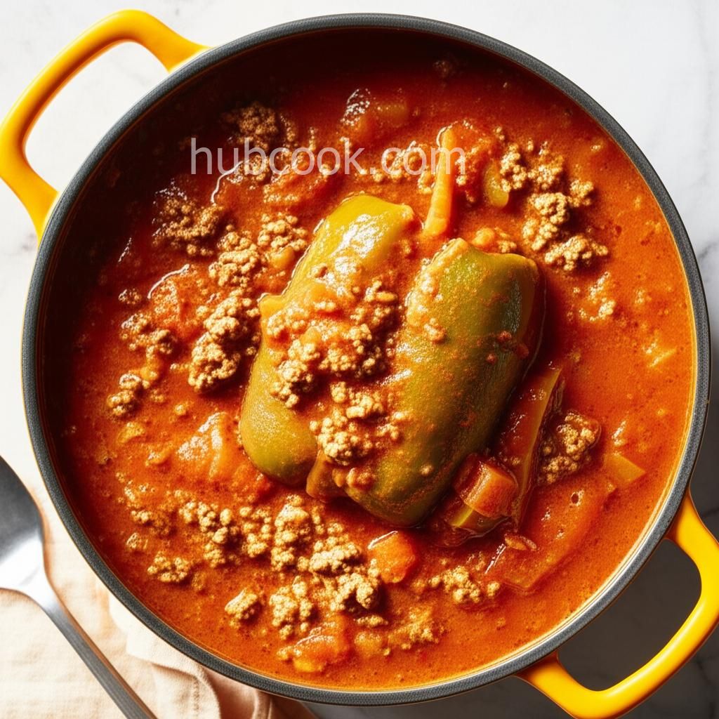 Stuffed Green Pepper Soup