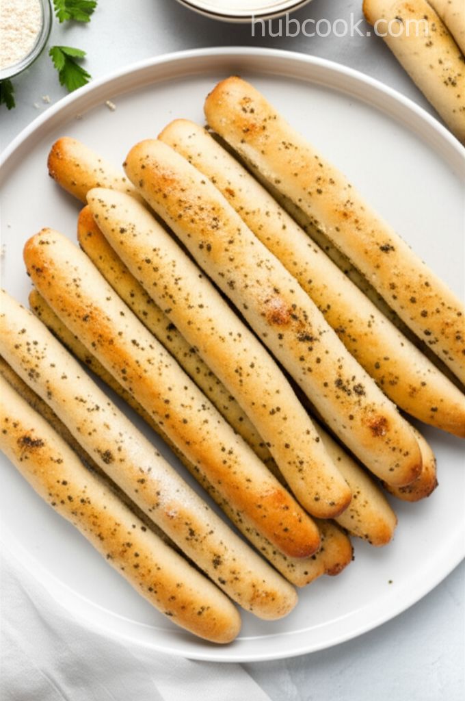 Two-Ingredient Dough Garlic Parmesan Breadsticks