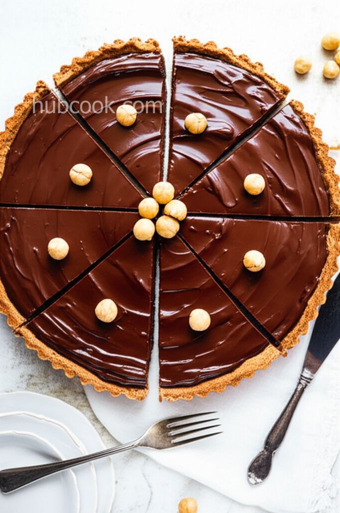 Venus' Chocolate Macadamia Nut Tart