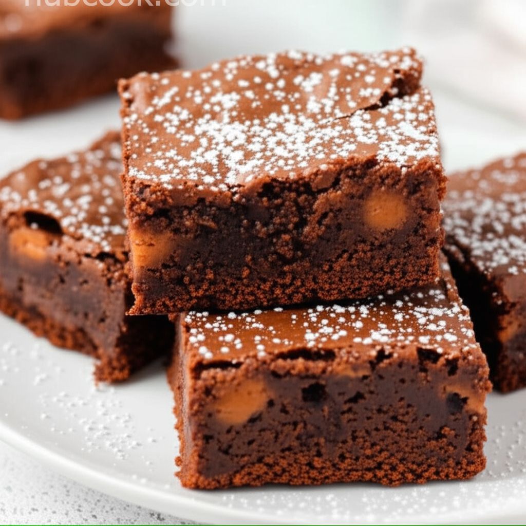 2 Ingredient Reeses Brownies