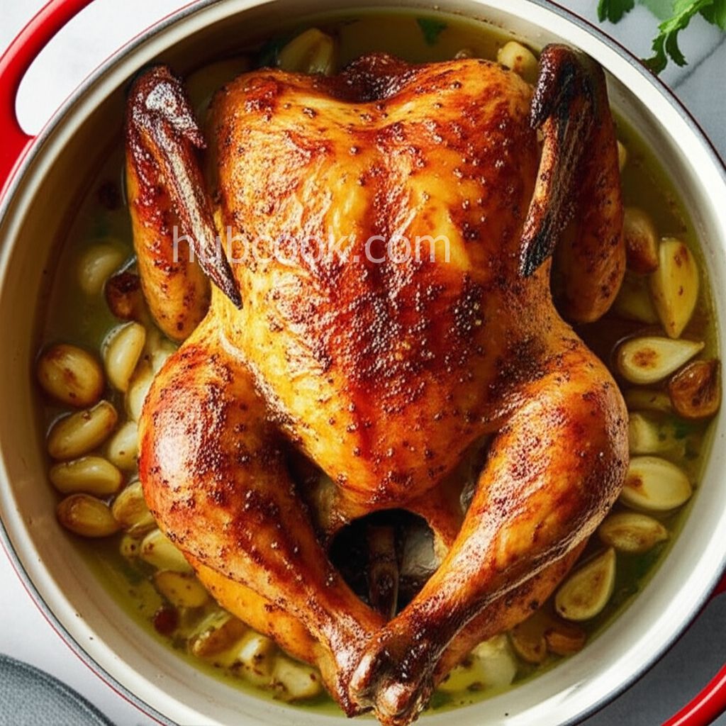Chicken with 40 Cloves of Garlic