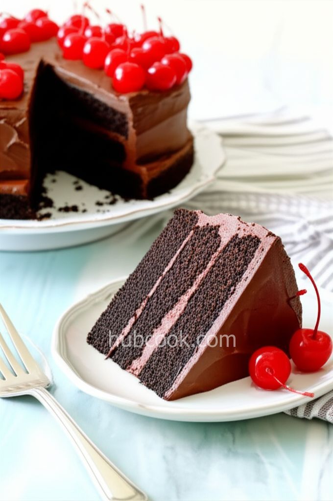 Chocolate Maraschino Cherry Cake