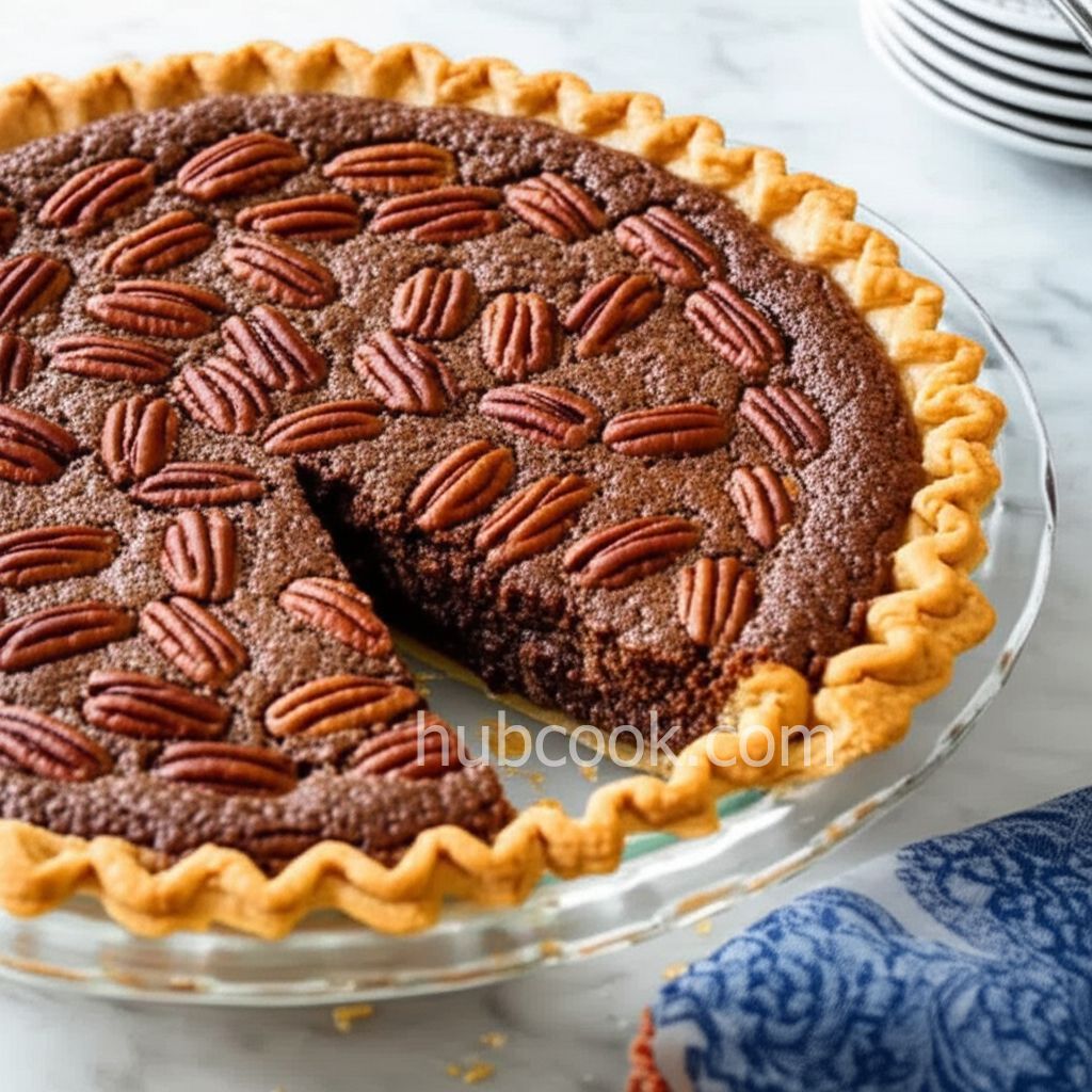 Chocolate Pecan Chess Pie