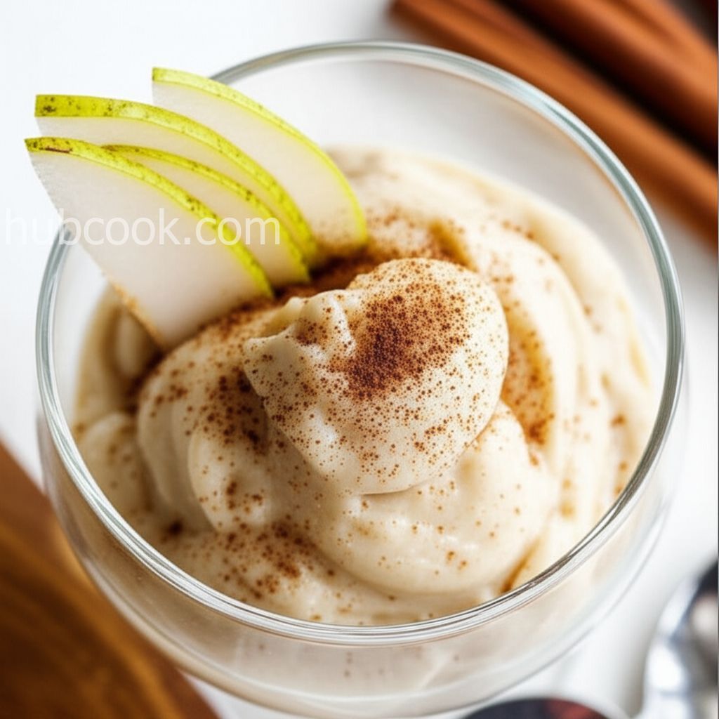Cinnamon Pear Frozen Yogurt