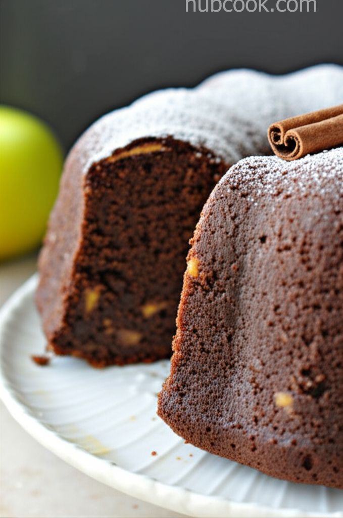 Cocoa Apple Cake