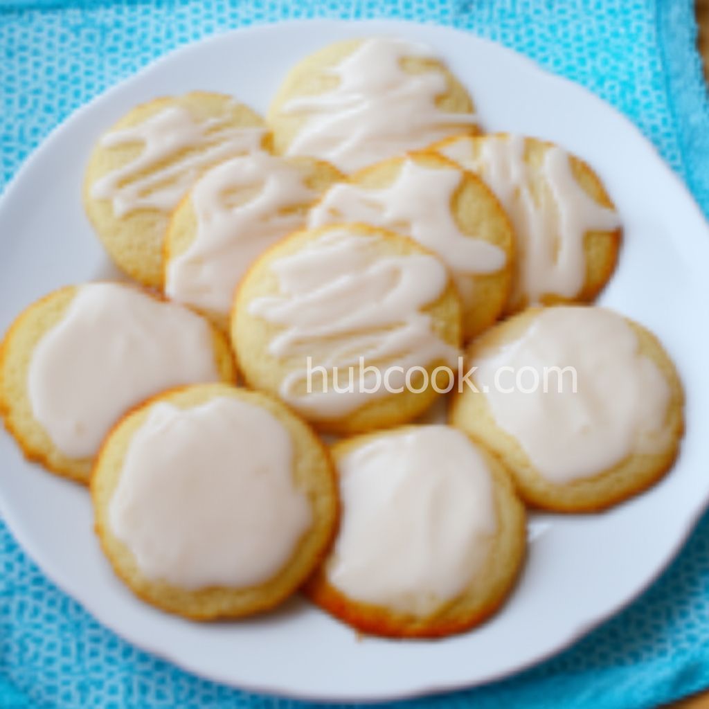 Easy Lemon Cake Cookies with Icing