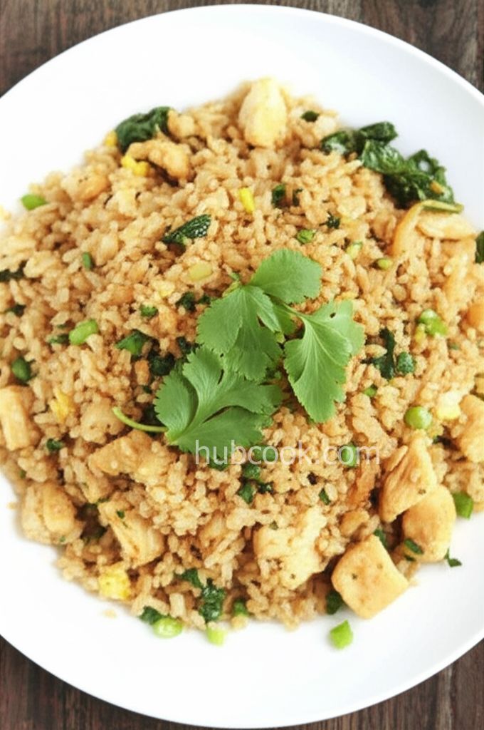 Fried Rice with Cilantro
