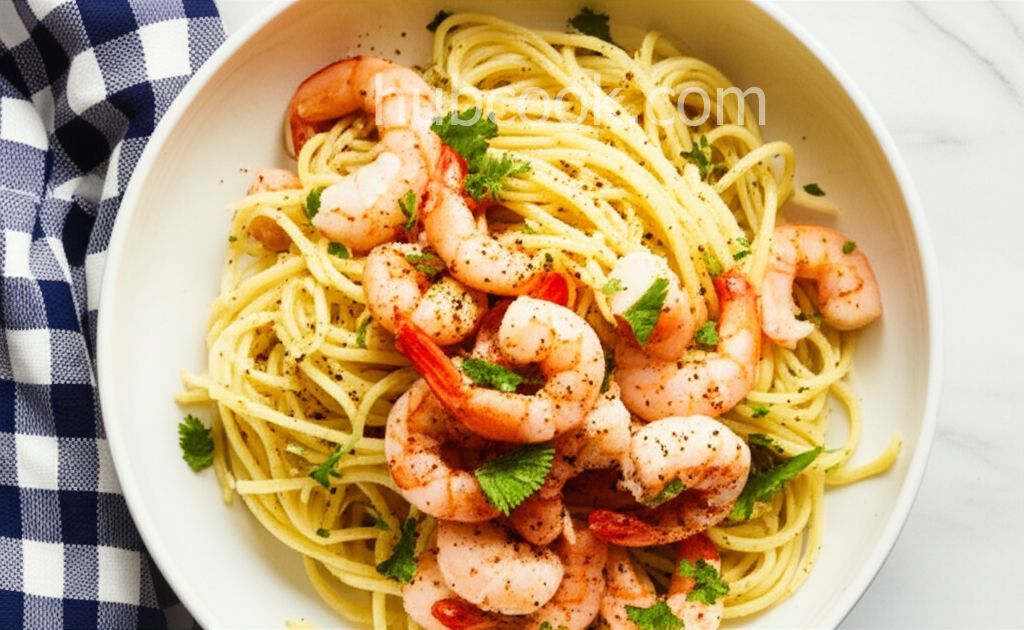 Garlic Shrimp Pasta