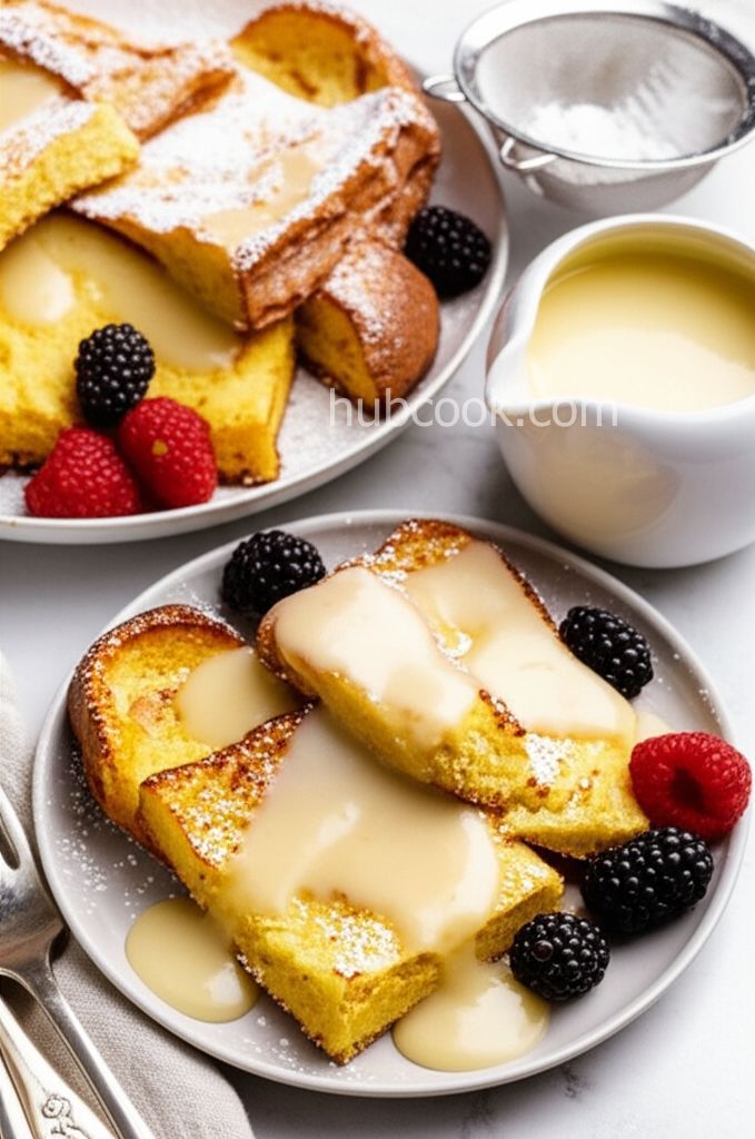 German Pancake with Buttermilk Sauce
