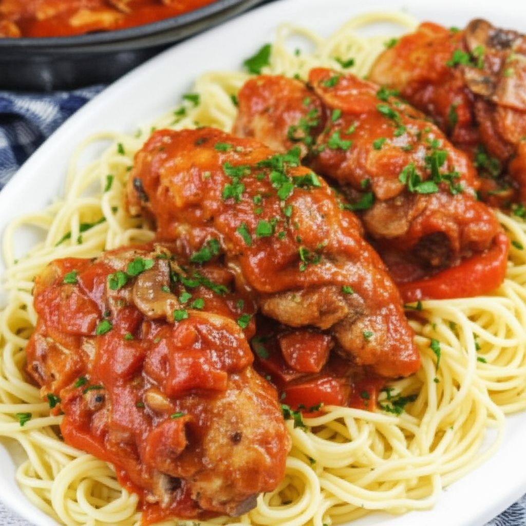 Hunter Style Chicken Cacciatore