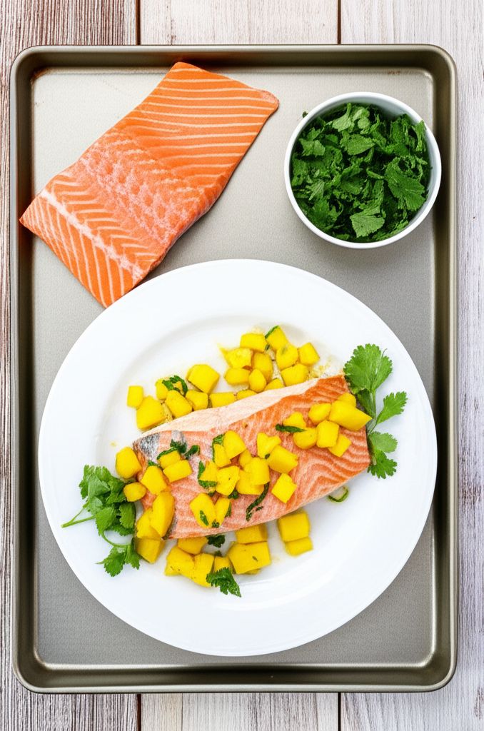 Mango Salsa Salmon