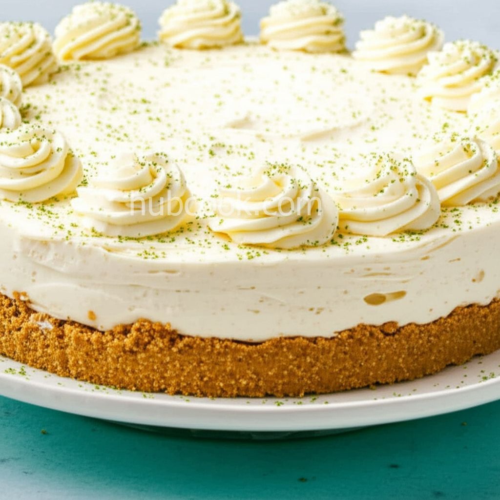 No Bake Lime Mousse Torte