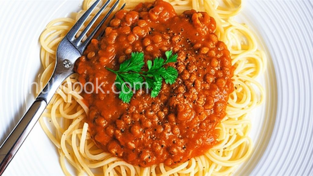 Pasta with Lentil Soup Sauce