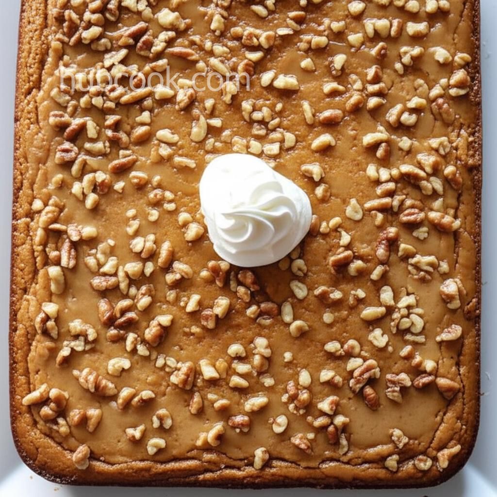 Pumpkin Pie Cake with Yellow Cake Mix