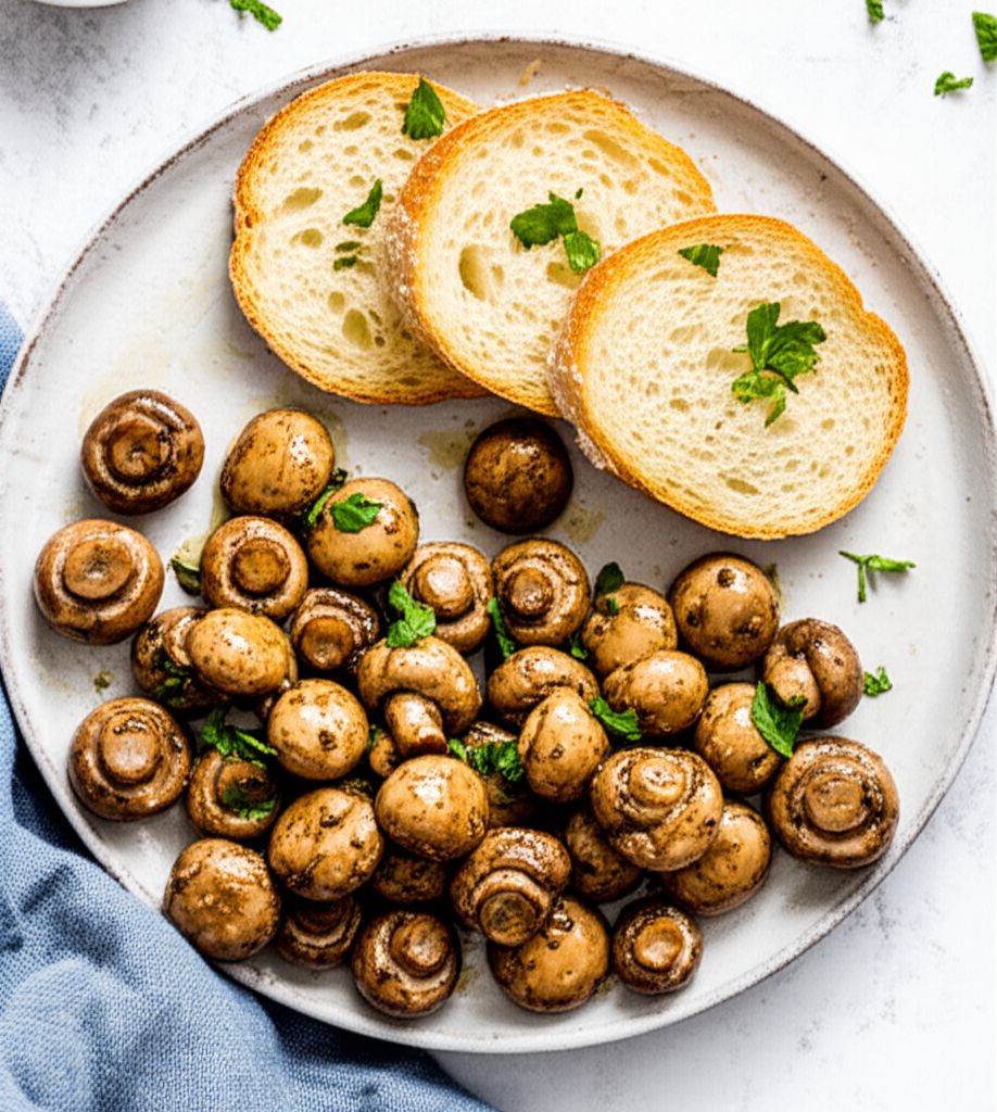 Simply Marinated Mushrooms