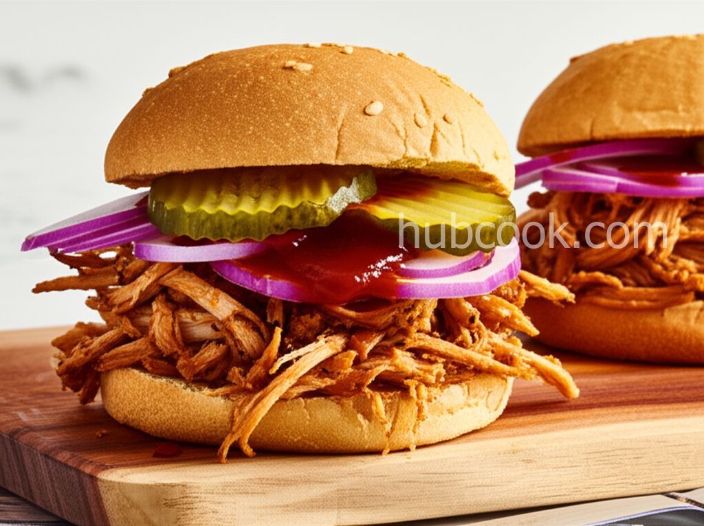Slow Cooker Barbecue Goose Sandwich