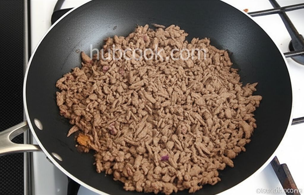 Sticky Beef Sandwich