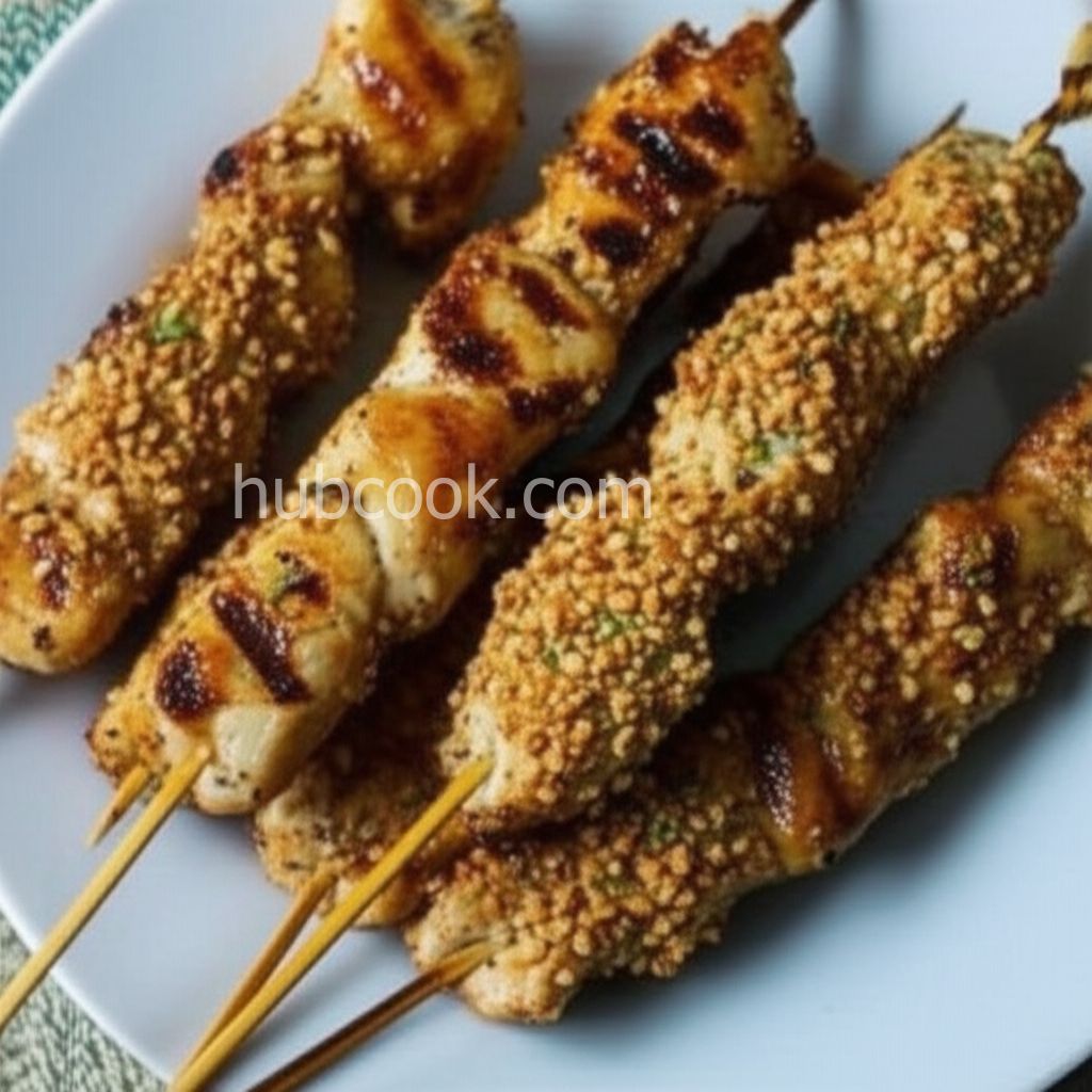 Tangy Almond Chicken Kabobs