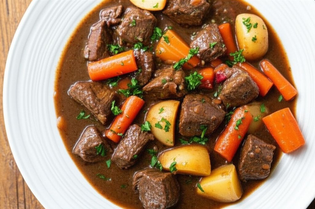 Tarragon Beef Stew with Vermouth
